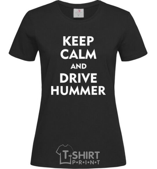 Женская футболка Drive Hummer Черный фото