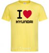 Men's T-Shirt Love Hyundai cornsilk фото