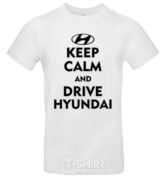 Men's T-Shirt Drive Hyundai White фото