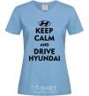 Women's T-shirt Drive Hyundai sky-blue фото