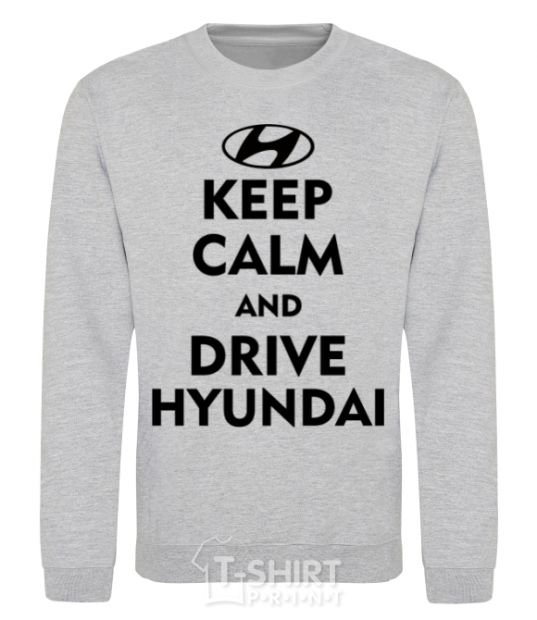 Sweatshirt Drive Hyundai sport-grey фото