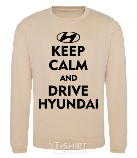 Sweatshirt Drive Hyundai sand фото