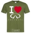 Men's T-Shirt I Love Infiniti millennial-khaki фото