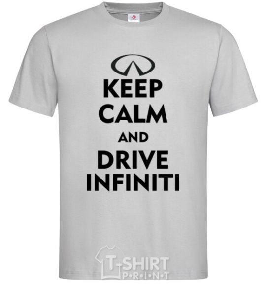 Men's T-Shirt Drive Infiniti grey фото