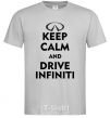 Men's T-Shirt Drive Infiniti grey фото