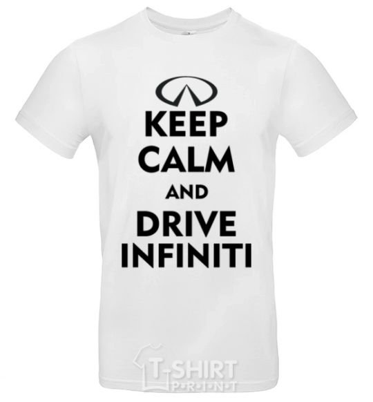 Men's T-Shirt Drive Infiniti White фото