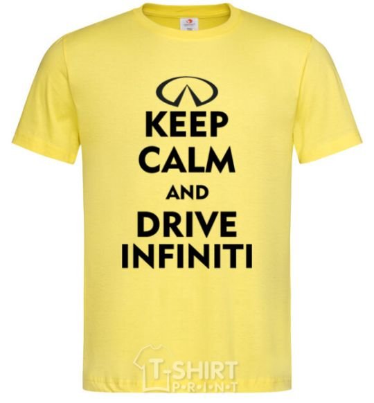 Men's T-Shirt Drive Infiniti cornsilk фото