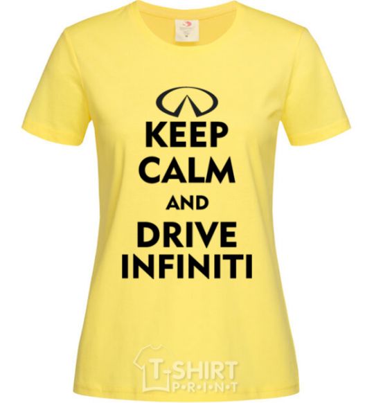 Women's T-shirt Drive Infiniti cornsilk фото