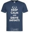 Men's T-Shirt Drive Infiniti navy-blue фото