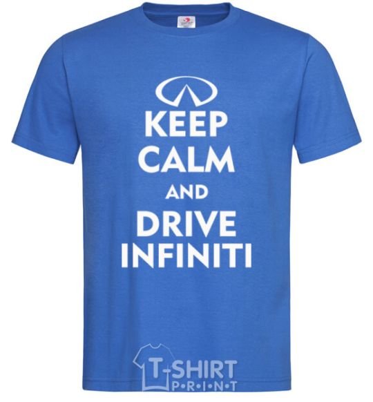 Men's T-Shirt Drive Infiniti royal-blue фото