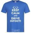 Men's T-Shirt Drive Infiniti royal-blue фото