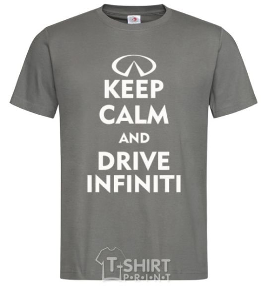 Men's T-Shirt Drive Infiniti dark-grey фото