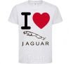Kids T-shirt I Love Jaguar White фото