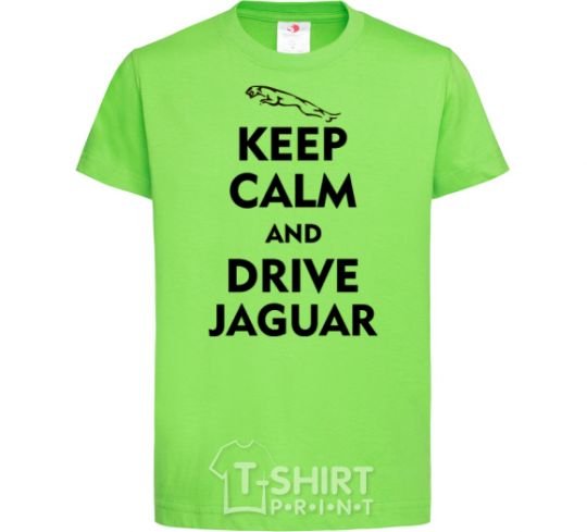 Kids T-shirt Drive Jaguar orchid-green фото