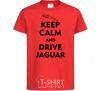 Kids T-shirt Drive Jaguar red фото