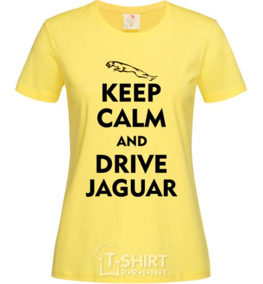 Women's T-shirt Drive Jaguar cornsilk фото