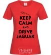 Women's T-shirt Drive Jaguar red фото
