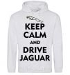 Men`s hoodie Drive Jaguar sport-grey фото