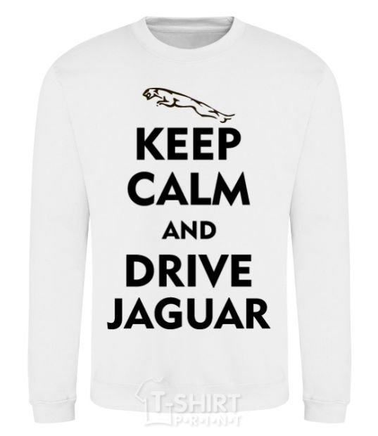 Sweatshirt Drive Jaguar White фото