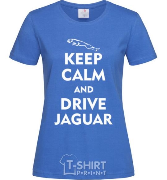 Women's T-shirt Drive Jaguar royal-blue фото