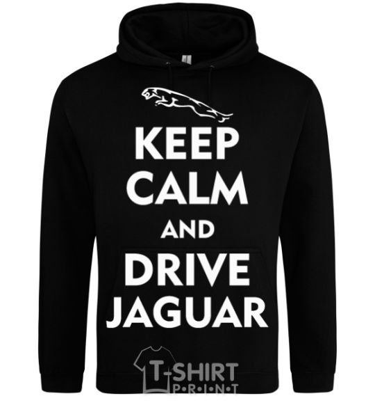 Men`s hoodie Drive Jaguar black фото