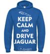 Men`s hoodie Drive Jaguar royal фото