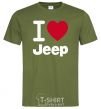 Men's T-Shirt I Love Jeep millennial-khaki фото