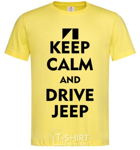 Men's T-Shirt Drive Jeep cornsilk фото