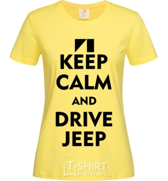 Женская футболка Drive Jeep Лимонный фото