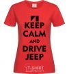 Женская футболка Drive Jeep Красный фото