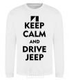 Sweatshirt Drive Jeep White фото