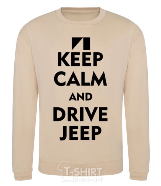 Sweatshirt Drive Jeep sand фото