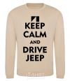 Sweatshirt Drive Jeep sand фото