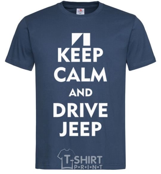 Men's T-Shirt Drive Jeep navy-blue фото