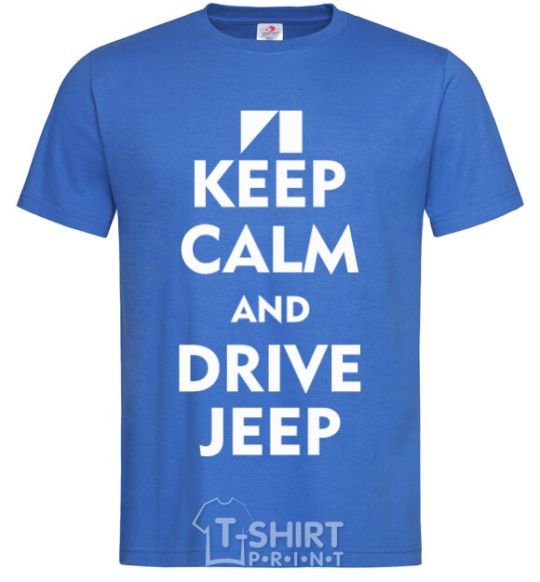 Men's T-Shirt Drive Jeep royal-blue фото