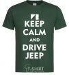 Men's T-Shirt Drive Jeep bottle-green фото