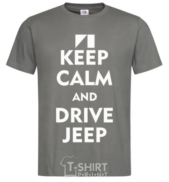 Men's T-Shirt Drive Jeep dark-grey фото