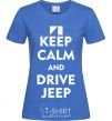 Женская футболка Drive Jeep Ярко-синий фото