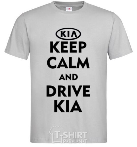 Мужская футболка Drive Kia Серый фото