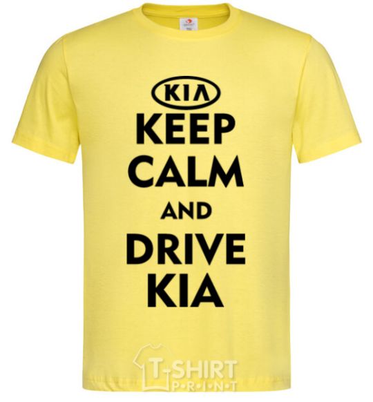 Men's T-Shirt Drive Kia cornsilk фото