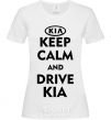 Women's T-shirt Drive Kia White фото