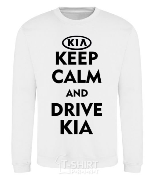 Sweatshirt Drive Kia White фото