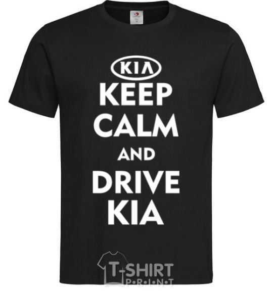 Men's T-Shirt Drive Kia black фото