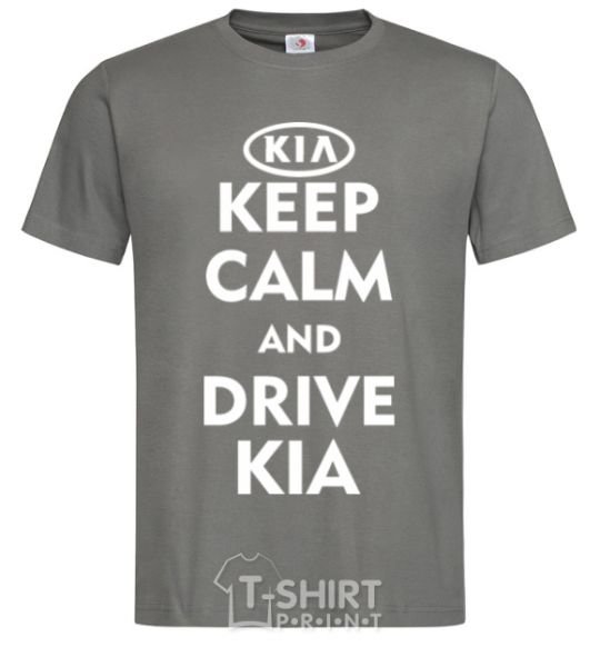 Men's T-Shirt Drive Kia dark-grey фото