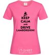 Women's T-shirt Drive Lamborghini heliconia фото