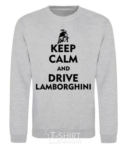 Sweatshirt Drive Lamborghini sport-grey фото
