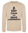 Sweatshirt Drive Lamborghini sand фото