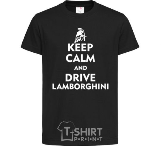 Детская футболка Drive Lamborghini Черный фото