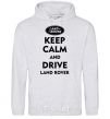 Men`s hoodie Drive Land Rover sport-grey фото