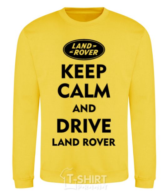 Sweatshirt Drive Land Rover yellow фото